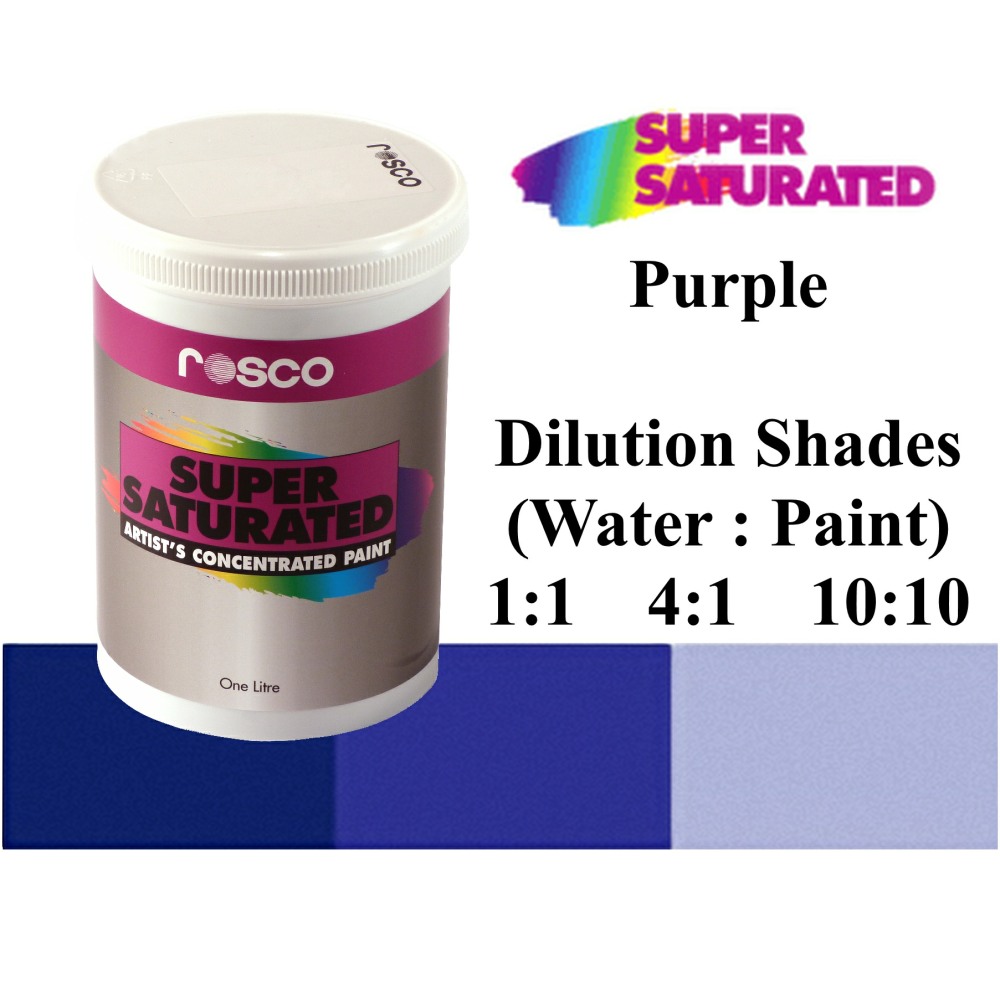 1l Rosco Super Saturated Purple Paint